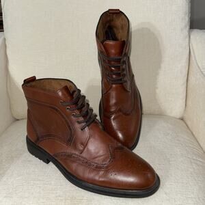 Arkbird Oxford Brown Leather Chukka Ankle Dress Boots FZN20819 Sz 11.5 EUC